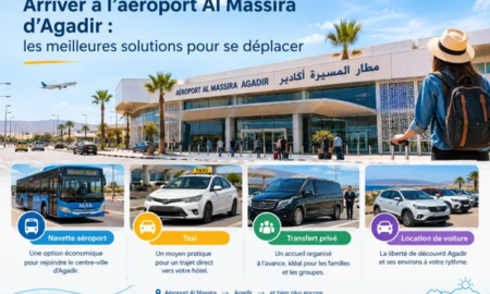 Arrivée à l’aéroport Al Massira d’Agadir